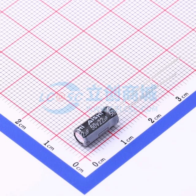 22uF ±20% 50V 【引线】实物图
