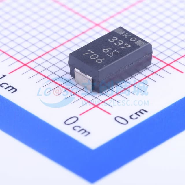 330uF ±20% 6.3V实物图