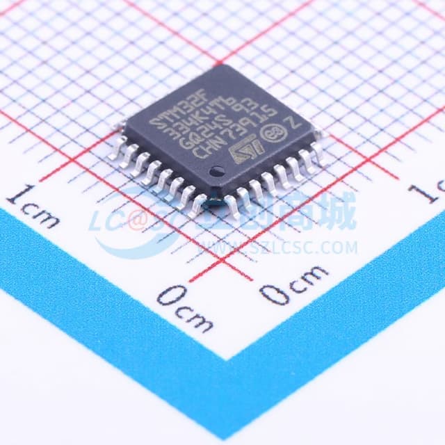 带DSP和FPU的主流混合信号ARM Cortex-M4 MCU，具有16 KB Flash、72 MHz CPU、CCM、5 Msps 12位ADC、比较器、运算放大器和高分辨率定时器实物图