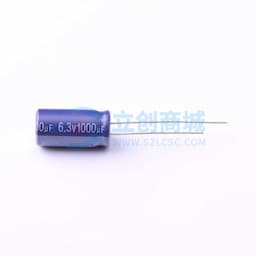 1000uF ±20% 6.3V 【插件】缩略图