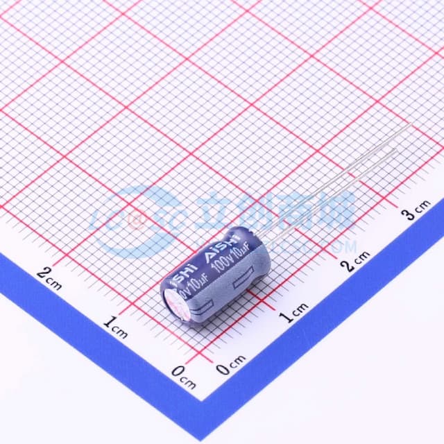 10uF ±20% 100V 【引线】实物图