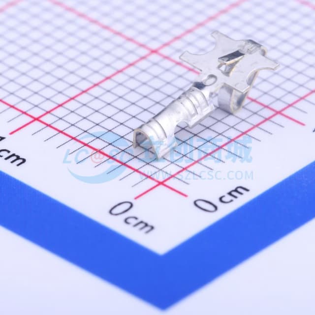 触芯,母,压接,22 AWG,镀锡触芯,KK系列压接端子外壳实物图