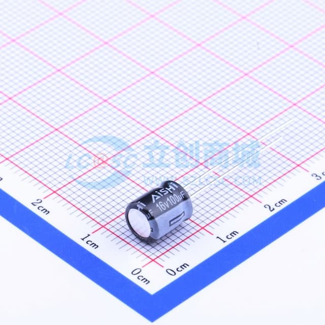 100uF ±20% 16V 【引线】实物图