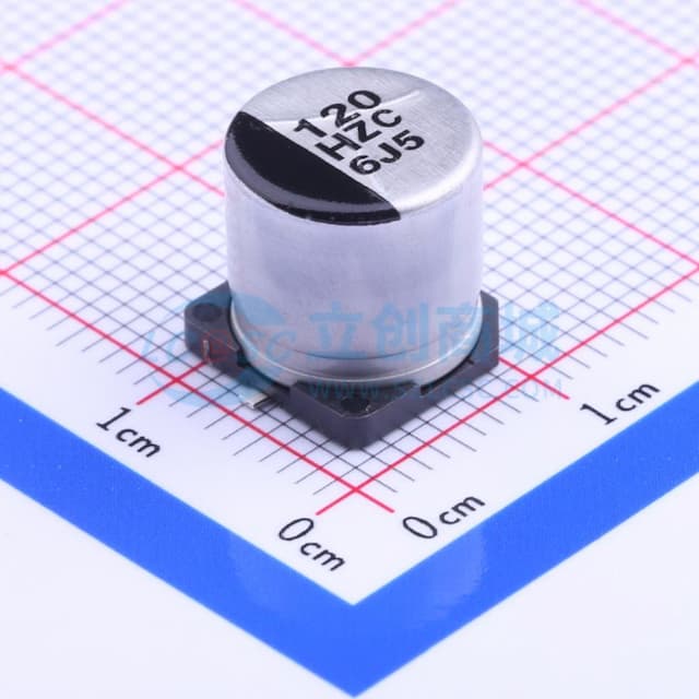 120uF ±20% 50V实物图