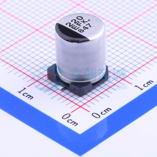 220uF ±20% 25V实物图