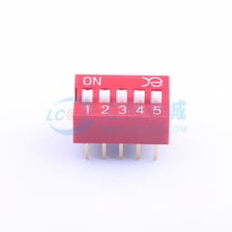 2.54mm 红色宽体5位顶拨插件 【插件】缩略图