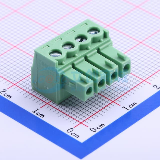 3.81mm 排数:1 每排P数:4实物图