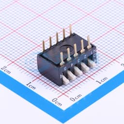 2.54mm 琴键式5位插件 【拨码】缩略图