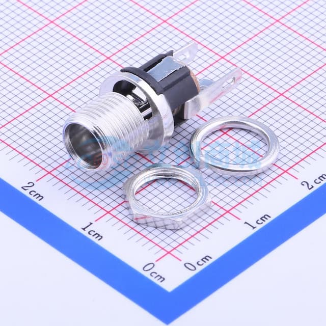 三件套 DC电源插座 内径:2.5mm 外径:5.6mm【AC】实物图