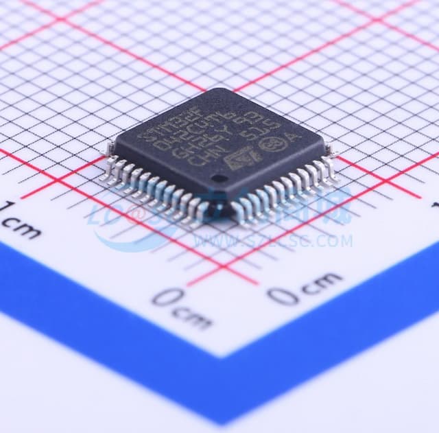 主流ARM Cortex-M0 USB系列MCU，具有16 KB Flash、48 MHz CPU、USB、CAN和CEC功能实物图