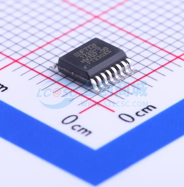 FT230X USB至基本UART IC实物图