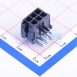 2x3P 间距:3mm 弯插 系列:Micro-Fit(MX 3.0) 【插件】缩略图