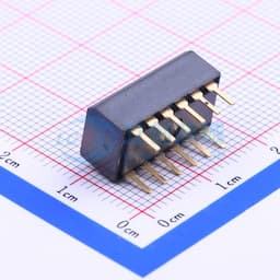 2.54mm 琴键式6位插件 【拨码】缩略图