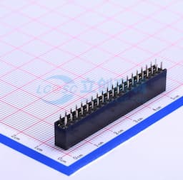 间距:2.54mm 2x20P 直插 【排针】缩略图