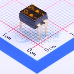 2.54mm 2位低推贴胶 插件 【拨码】缩略图