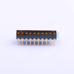 2.54mm 10位低推贴胶 插件 【拨码】缩略图