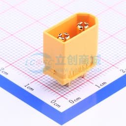 AMASS(艾迈斯)连接器 大电流动力航空插头黄 公头 XT60U-M 【插件】缩略图