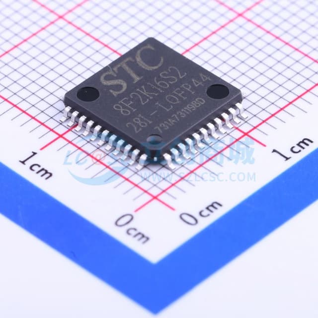 停产 STC8F2K16S2-28I-LQFP44实物图