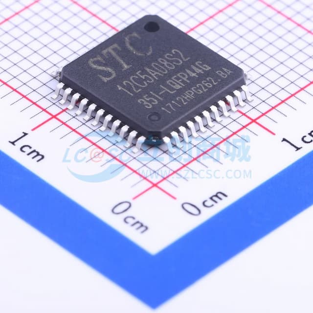 停产 STC12C5A08S2-35I-LQFP44实物图