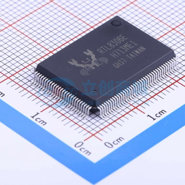 单芯片6端口10/100Mbps以太网交换控制器实物图