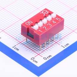 2.54mm 红色宽体5位顶拨插件 【插件】缩略图