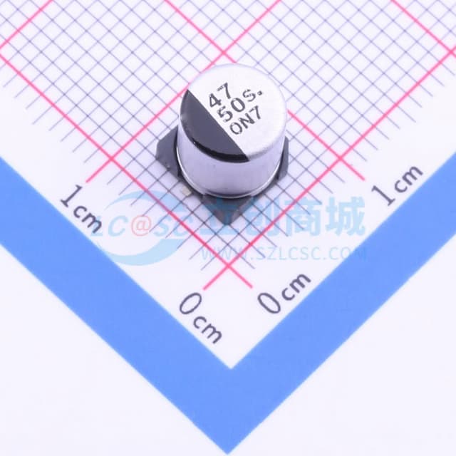 47uF ±20% 50V实物图
