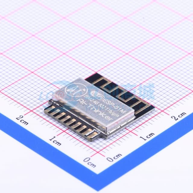 体积超小的802.11b/g/nWi-FiSOC模块实物图