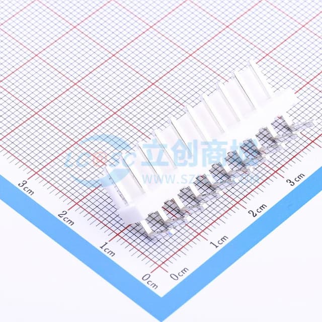 1x10P 间距:3.96mm 弯插 系列:VH【插件】实物图