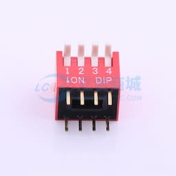 间距2.54mm 琴键 4位拨码开关 【拨码】缩略图