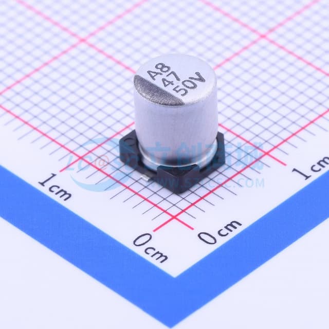 47uF ±20% 50V 停产实物图