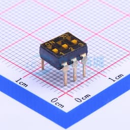 2.54mm 3位低推贴胶 插件 【拨码】缩略图