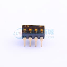 2.54mm 4位低推贴胶 插件 【拨码】缩略图