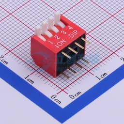 间距2.54mm 琴键 4位拨码开关 【拨码】缩略图