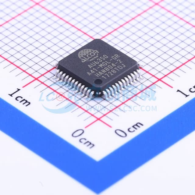 AU6350-MFL-GR USB2.0 Hub-Reader控制器实物图