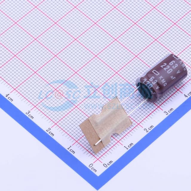 220uF ±20% 63V 【引线】实物图