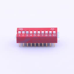 2.54mm 红色宽体10位顶拨插件 【插件】缩略图