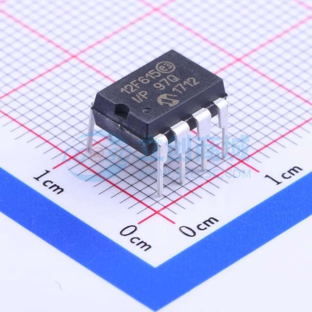 8引脚8位CMOS闪存单片机【插件】实物图