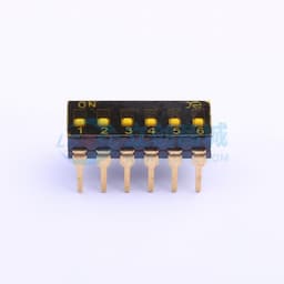 2.54mm 6位低推贴胶 插件 【拨码】缩略图