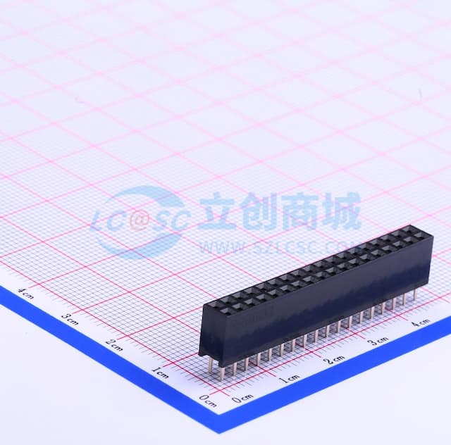 间距:2.54mm 2x18P 直插 【排针】实物图