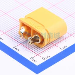 AMASS(艾迈斯)连接器 大电流动力航空插头黄 公头 XT60U-M 【插件】缩略图