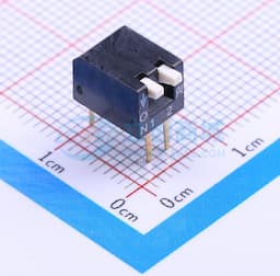 2.54mm 琴键式2位插件 【拨码】缩略图