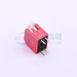间距2.54mm 琴键 2位拨码开关 【拨码】缩略图