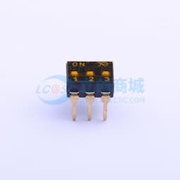 2.54mm 3位低推贴胶 插件 【拨码】缩略图