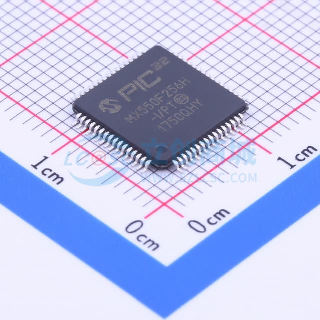PIC32MX550F256H-I/PT实物图