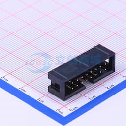 黑色 2.54mm 2x8P 排数:2 每排P数:8【ID】缩略图