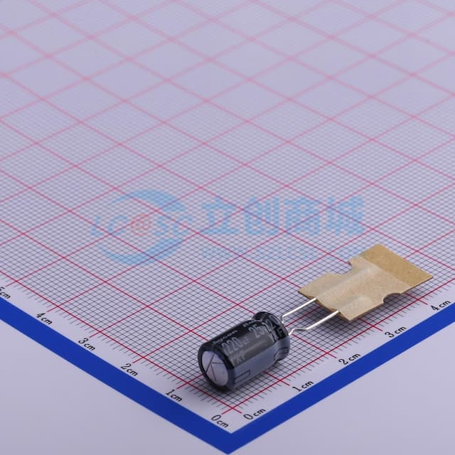 【插件】220uF ±20% 25V实物图