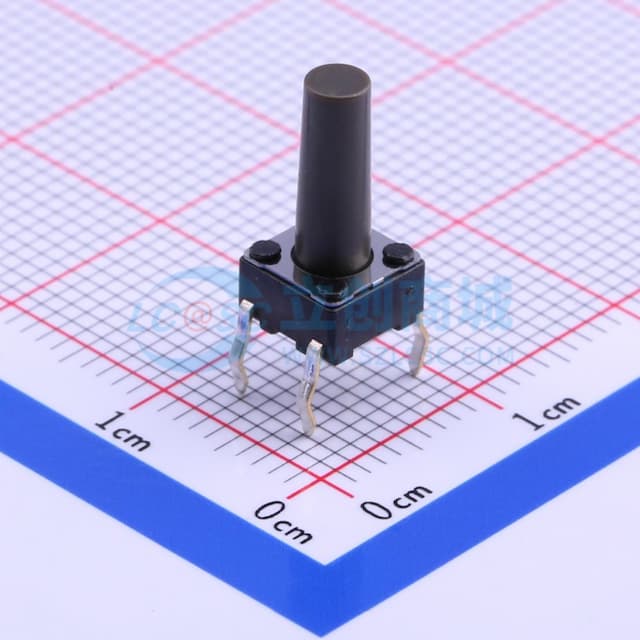 6*6*13mm 直插 轻触开关 【轻触】实物图