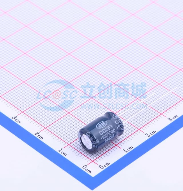 220uF ±20% 35V 【插件】实物图