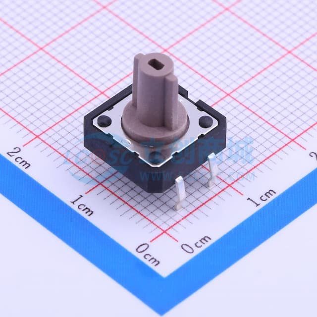 12*12*7.5mm 直插 轻触开关 【轻触】实物图