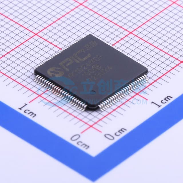PIC32MK1024MCF100-I/PT实物图